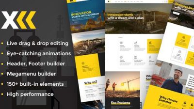 Samatex v3.4 – Industrial WordPress Theme + Woocommerce Download