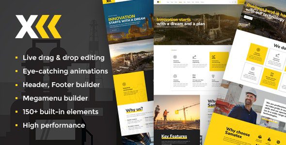 Samatex v3.4 – Industrial WordPress Theme + Woocommerce Download