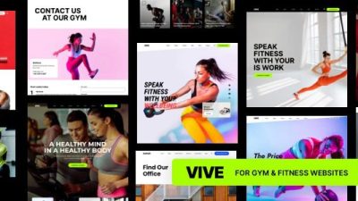 Vive v.1.0 Fitness Gym WordPress Download