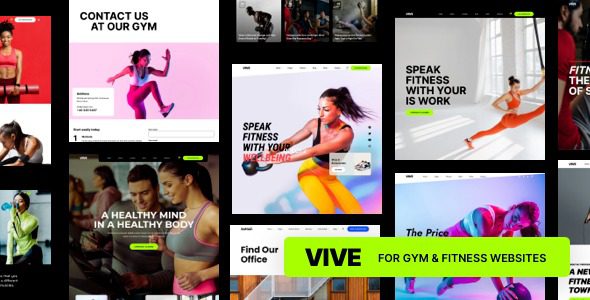 Vive v.1.0 Fitness Gym WordPress Download