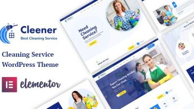 Cleener Nulled Cleaning Services WordPress Theme Download