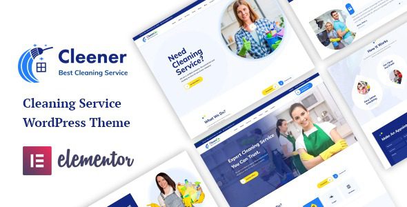 Cleener Nulled Cleaning Services WordPress Theme Download