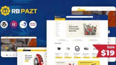 RBpazt Nulled Auto Parts WooCommerce Theme Download