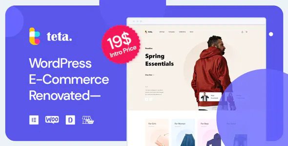 teta woocommerce wordpress theme Nulled Download