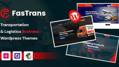 Fastrans Nulled Transportation & Logistics Template Download