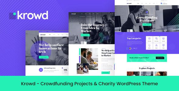 Krowd – Crowdfunding & Charity WordPress Theme v1.1.6 Download