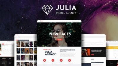 Julia v.2.1.3 – Talent Management WordPress Theme GPL