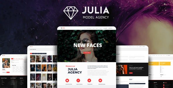 Julia v.2.1.3 – Talent Management WordPress Theme GPL
