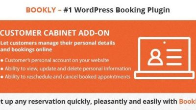 GDPR Solution – Bookly Customer Cabinet (Add-on)Download