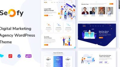 Seofy v1.6.1 – Digital & Marketing WordPress Theme Download
