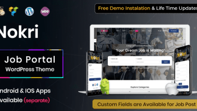 Nokri – Job Board WordPress Theme v.1.4.7 Download