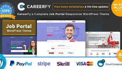 Careerfy – Job Board WordPress Theme v.7.6.0 Download