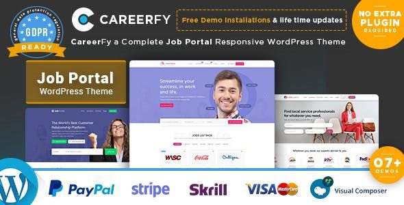 Careerfy – Job Board WordPress Theme v.7.6.0 Download