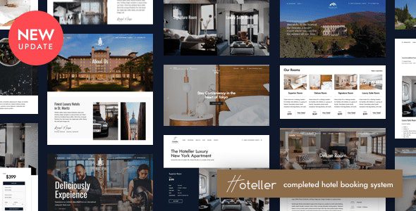 Hoteller Booking Theme