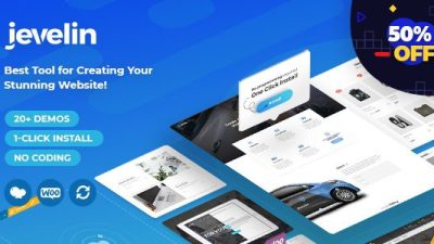 Jevelin Multi-Purpose Premium Responsive WordPress Theme v.5.2 Download