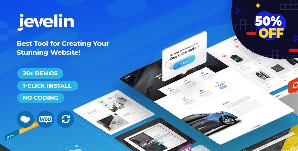 Jevelin Multi-Purpose Premium Responsive WordPress Theme v.5.2 Download