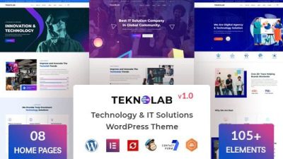 Teknolab v.1.0.3 – Technology & IT Solutions WordPress Theme Download