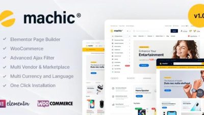 Machic GPL 1.0.3 – Electronics Store WooCommerce Theme Download