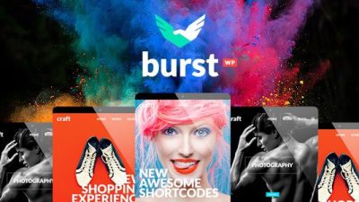Burst v.3.4 – Bold and Vibrant Design Agency Theme Download