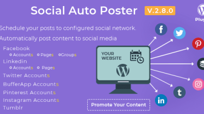 Social Auto Poster – WordPress Plugin v4.1.1 Download