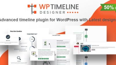 WP Timeline Designer Pro v.1.4 – WordPress Timeline Plugin Download