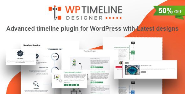 WP Timeline Designer Pro v.1.4 – WordPress Timeline Plugin Download