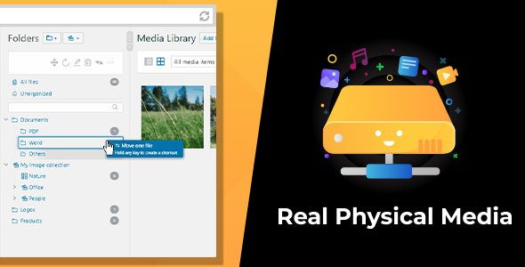 WordPress Real Physical Media Download