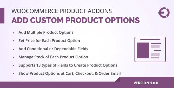 Woocommerce Custom Product Addons 自定义产品详情页插件破解版免费下载