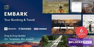 Embark Nulled Tour Booking & Travel WordPress Theme Download