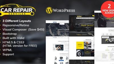Car Repair Services & Auto Mechanic v4.4 WordPress Theme Download