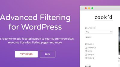 FacetWP – Advanced Filtering Plugin For WordPress + Addons v3.9.2 Download