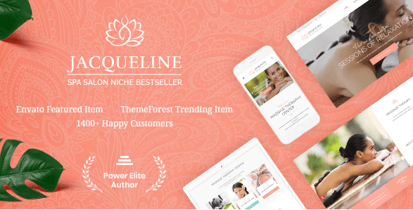 Jacqueline – Spa & Massage Salon Beauty WordPress Theme + Elementor v2.0.1 Download