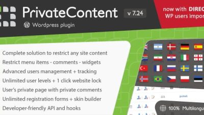 PrivateContent – Multilevel Content Plugin v.8.0.6 Download