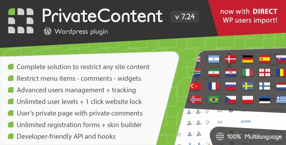 PrivateContent – Multilevel Content Plugin v.8.0.6 Download