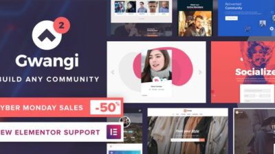 Gwangi – PRO Multi-Purpose Membership, Social Network & BuddyPress Community Theme v2.3.9 Download