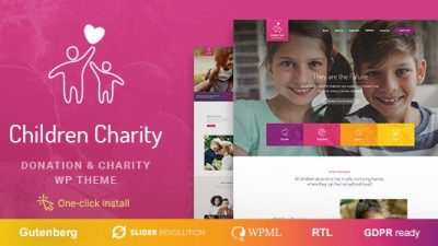 Children Charity – Nonprofit & NGO WordPress Theme with Donations v1.1.5 Download