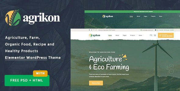 Agrikon v.1.0.0 – Organic Food & Agriculture WooCommerce Theme Download