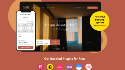 Nuss – Hotel Booking WordPress 1.1.0 Download