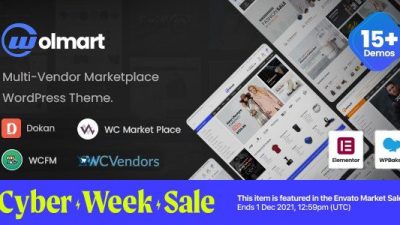 Wolmart | Multi-Vendor Marketplace WooCommerce Theme v1.1.5 Download