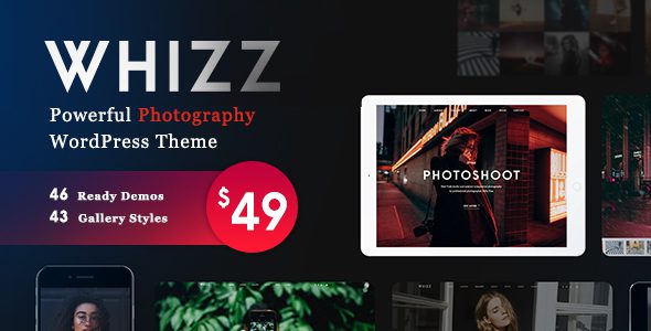 Photography Whizz Photography WordPress for Photography v2.2.9 Download