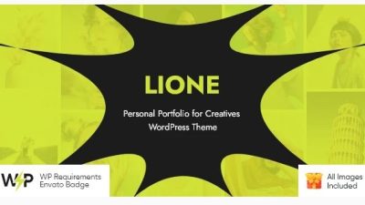 Lione – Personal Portfolio for Creatives Theme 1.1.2 Download