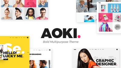 Aoki v.1.7 – Creative Design Agency Theme GPL