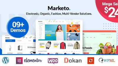Marketo v4.5 – ECommerce & Multivendor A Woo WP Theme Download