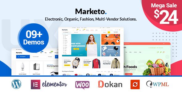 Marketo v4.5 – ECommerce & Multivendor A Woo WP Theme Download