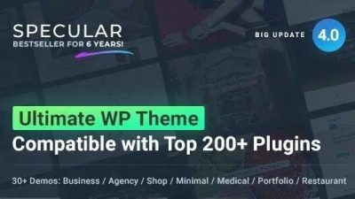 Specular v.4.2.1 – Business WordPress Multi-Purpose Download