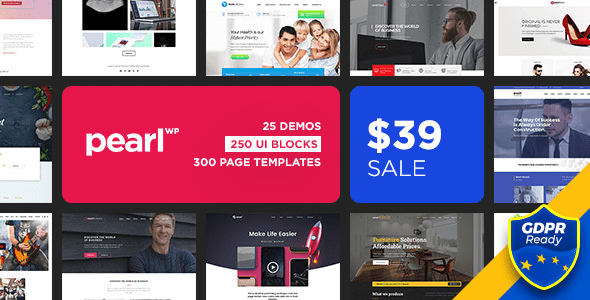 Pearl v3.3.2 – Corporate Business WordPress Theme Download