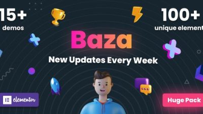 Baza – Creative MultiPurpose WordPress Theme v1.21 Download
