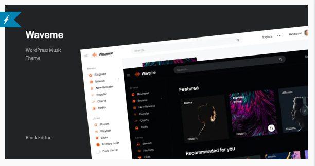Waveme v6.0 – Music Platform WordPress Theme