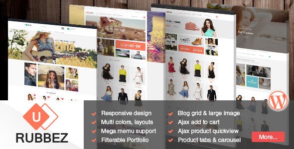 Rubbez – WooCommerce & Corporate WordPress Theme v1.8.5 Download