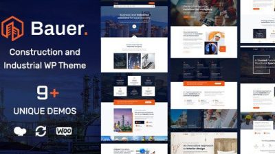 Bauer – Construction and Industrial WordPress Theme v1.14 Download